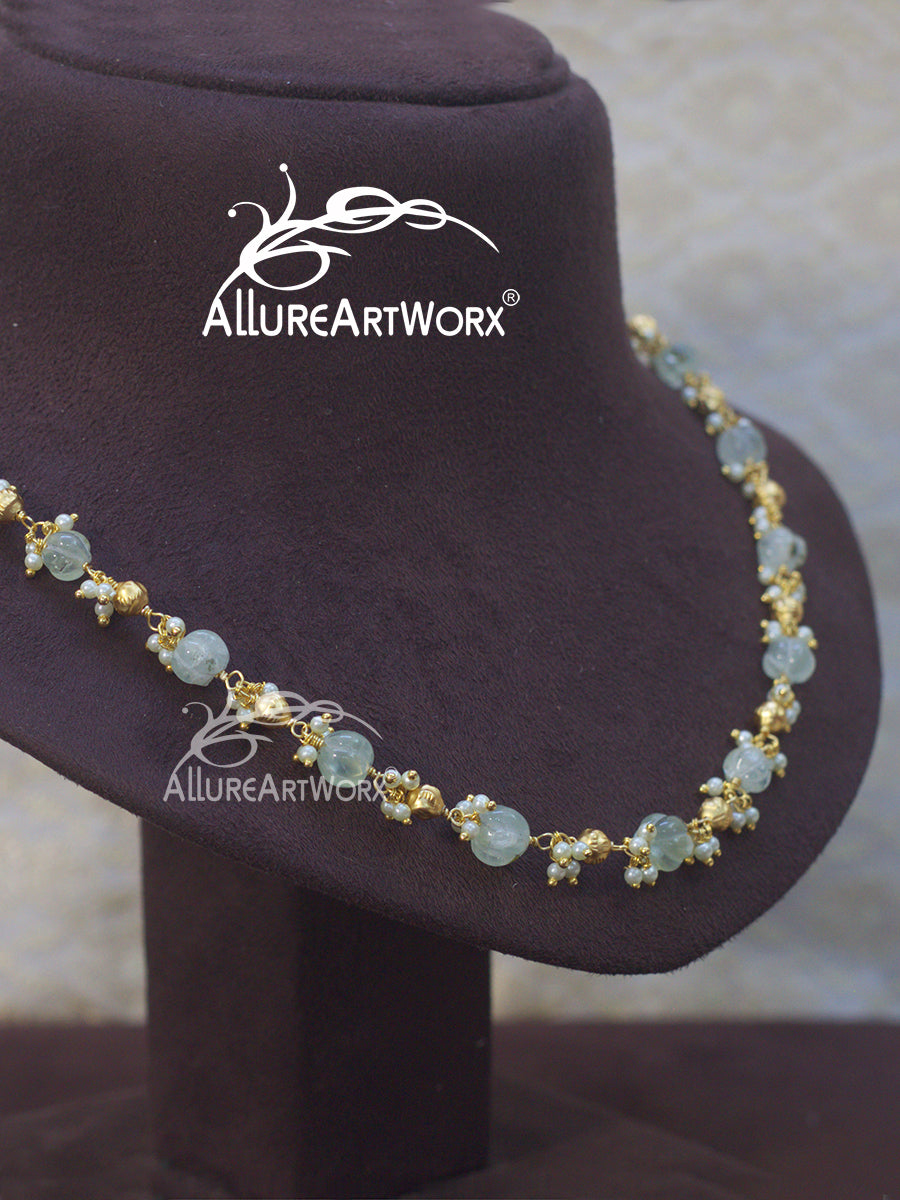 Prehnite Neckpiece